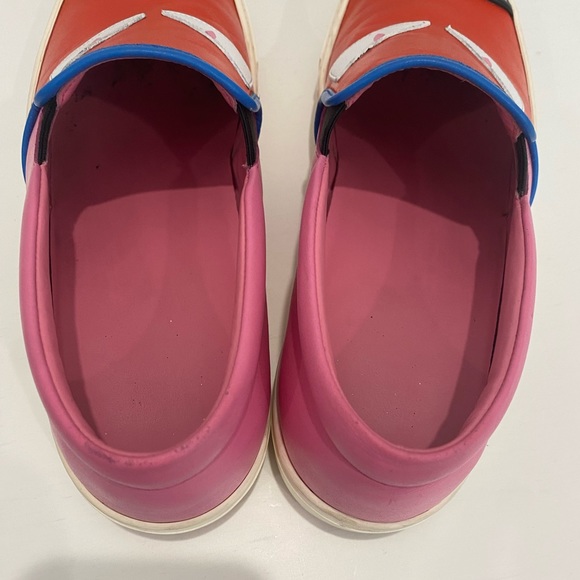 Fendi monster motif leather loafer sneakers - Picture 8 of 16